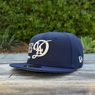 Mũ đội MLB màu xanh navy - Logo Los Angeles Dodgers - Sản phẩm mới/hàng like new