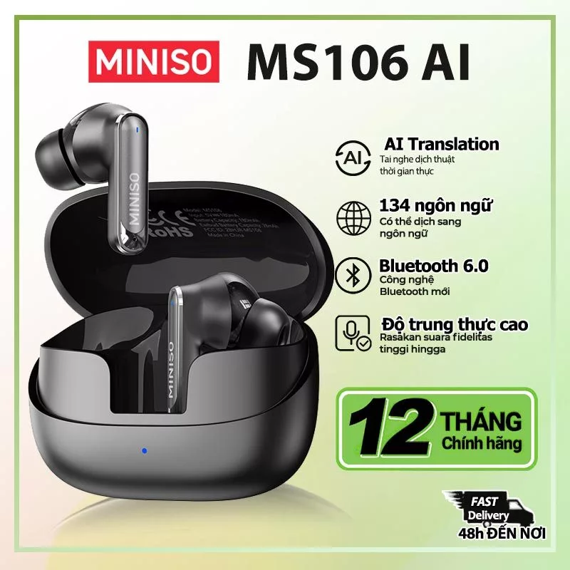 Tai nghe không dây Miniso MS106 - tổng quan sản phẩm