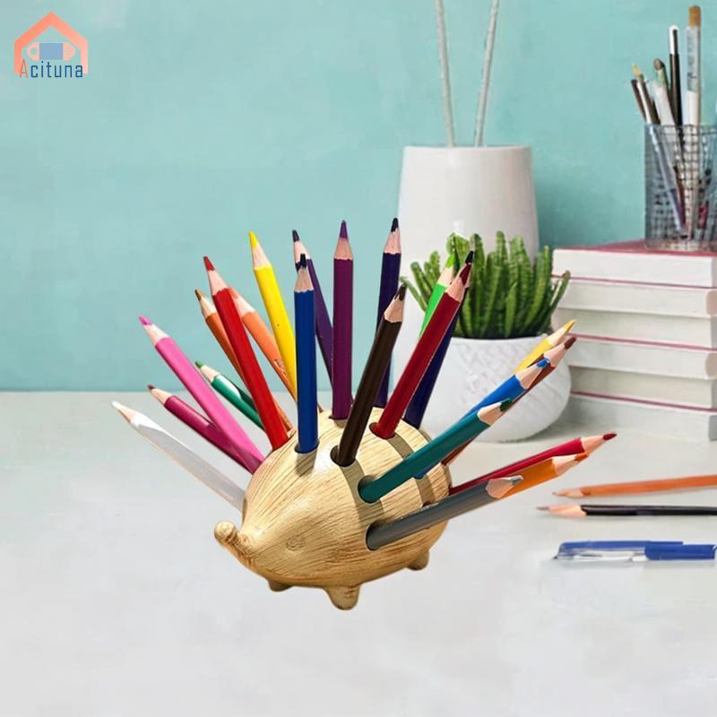 Giá đỡ bút chì nhím Phụ kiện trang trí sáng tạo Phụ kiện bàn làm việc có lỗ cho văn phòng Máy tính để bàn Trường học Lớp học tại nhà