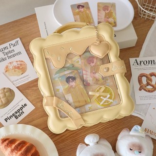Túi đeo vai itabag PVC trong suốt hình bánh quy dễ thương