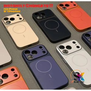 Ốp điện thoại mờ 2 trong 1 cho IPhone 14 / 15 / 16 Plus 17 Pro Max 16 15 14 13 Pro Max Vỏ mềm Pc Mặt sau cứng Vỏ bảo vệ chống sốc từ tính