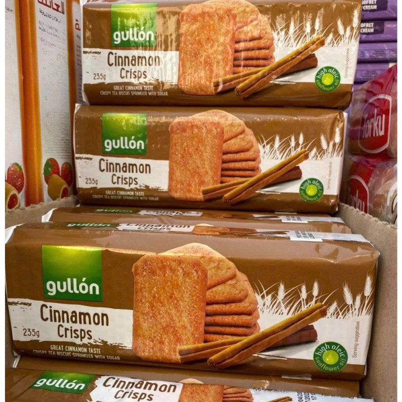 Bánh Quy Gullon Vị Quế Cinnamon 235g, Kết Hợp Giữa Độ Giòn Tan Và Hương Vị Quế Ấm Áp