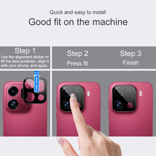 Miếng dán camera OPPO Find X9 Pro / X9 Ultra / X9s 5G Kính cường lực màu đen bảo vệ ống kính