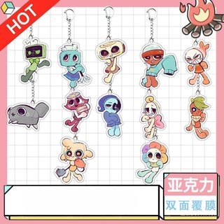 [Mặt dây chuyền] Dandy 's World Acrylic Móc khóa Anime Trò chơi Hàng hóa Schoolbag Dây kéo Đồ trang trí Bạn bè Bạn gái Sinh nhật PQOF
