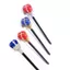 GAVESTO Công Chúa Hoàng Tử mía, Hiệu Suất Đỏ / Xanh Vua Nữ Hoàng Scepter, Trang Phục Halloween Bền Đẹp Đạo Cụ Cosplay Tay Nhựa Cây Đũa Phép Gril