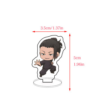 Mô Hình Acrylic Jujutsu Kaisen Gojo Satoru Fushiguro Toji Getou Suguru Trang Trí Bàn, Quà Tặng Anime