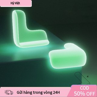 【Hỷ】Bọc Góc Bàn Silicon Dạ Quang Phát Sáng, Chất Liệu Nhựa PVC Mềm Đàn Hồi, Dán Chắc Không Cần Đinh, Chống Va Đập An Toà