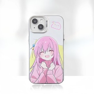 Ốp Điện Thoại Cho Iphone 17 16 15 14 13 Pro Max 16e 12 11 Pro 17 Air Case Cover Anime Bocchi the Rock Gotō Hitori Yamada Ryō Áo Giáp Chống Sốc Dễ Thương Laser IMD Hoạt Hình