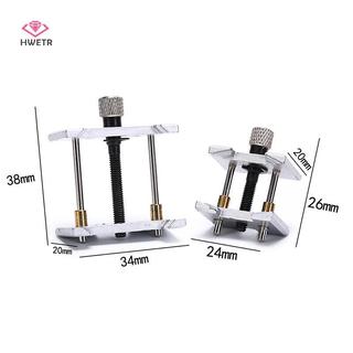 HWETR 2 Chiếc Đồng Hồ Kim Loại Chuyển Động Giá Đỡ Đồng Hồ Kẹp Dụng Cụ Sửa Chữa Mới