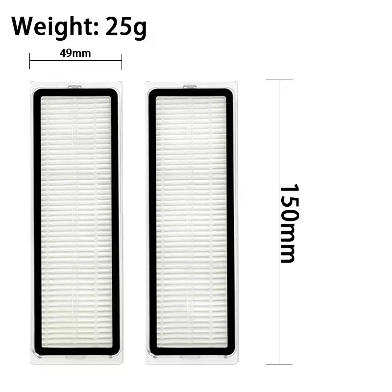 Tương Thích Cho Xiaomi Robot Hút Chân Không S40C / E101 Phụ Kiện Phụ Kiện Bộ Dụng Cụ Bàn Chải Bên Chính Bộ Lọc HEPA