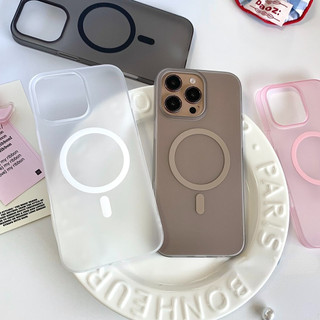 Desert Titanium Siêu Mỏng Bán Trong Suốt Matte Hút Từ Tính Ốp Lưng Cứng Cho IPhone 17 16 15 14 13 12 11 Pro Max PLUS Vỏ Bảo Vệ Điện Thoại
