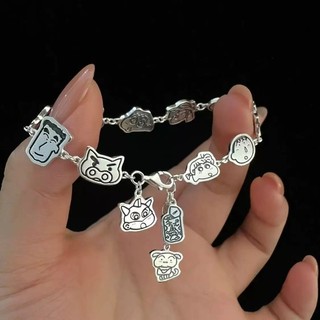 Mùa Thu Đông Giáng Sinh Nhiều Màu Sắc Zircon Bánh Gừng Người Gấu Vòng Tay Nữ