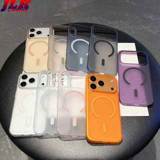 [JLK] Vỏ từ tính Crystal HD cho iPhone 17 Air 17Pro 17 Pro Max Vỏ cứng PC chống sốc trong suốt siêu mỏng mờ
