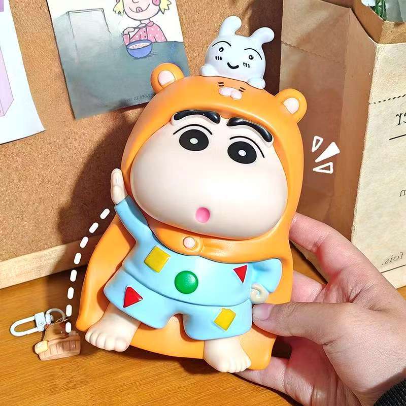 Crayon Shin Chan Hộp Đựng Tiền, Trang Trí Tiết Kiệm Xe Tăng Crayon Shin-chan Piggy Bank, Anime Sưu Tập Hình Mô Hình Hộp Bảo Quản