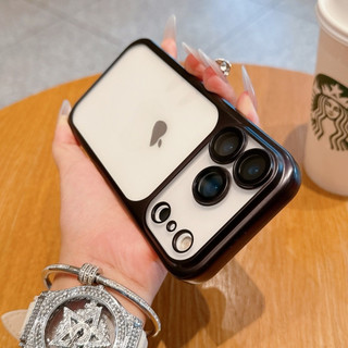Dành Cho iphone17promax Ốp Lưng Mỏng Mờ Cứng Điện Thoại Cho iPhone 17 Pro Max 17Promax Có Bảo Vệ Ống Kính Vỏ Mỏng Chống Sốc