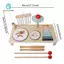 Bộ nhạc cụ trẻ em gamchiano với Xylophone và trống để xây dựng kỹ năng