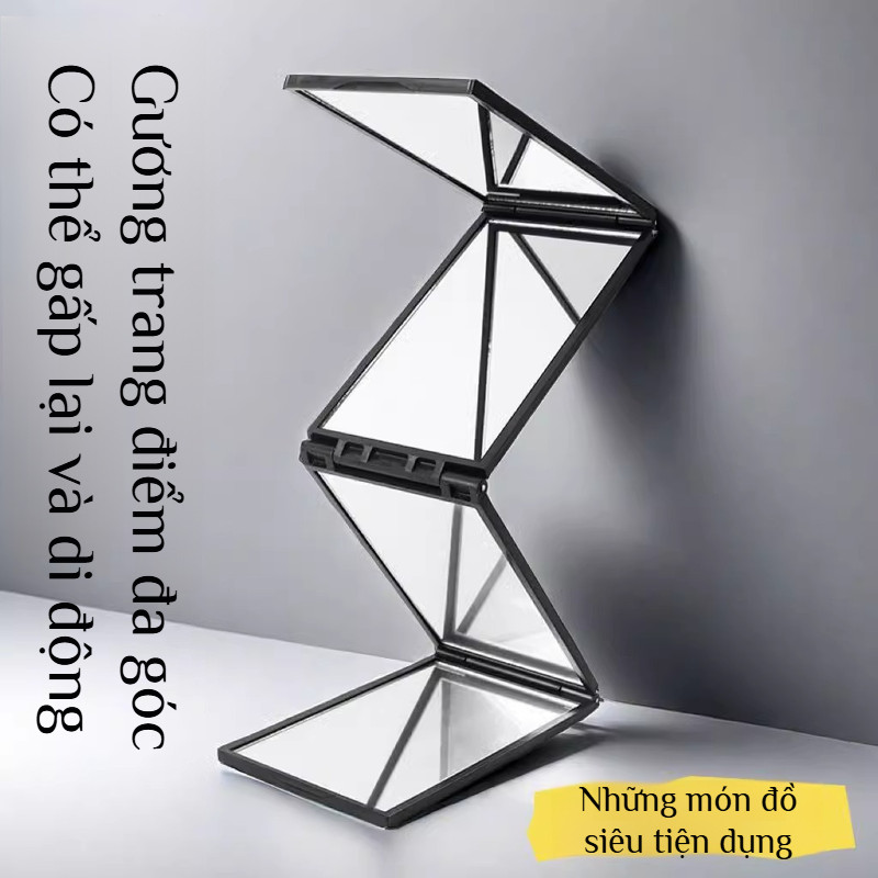 🔥Gương bốn mặt có thể gập lại/gương trang điểm/gương chiếu hậu đa năng/gương chiếu hậu làm tóc