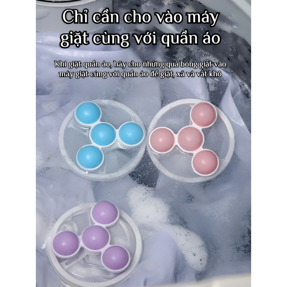 ❤️Chính Hãng❤️Bóng giặt vắt / Bóng giặt lọc tóc / Bóng giặt quần áo / Bóng giặt máy giặt gia dụng/Bóng giặt silicon tái sử dụng / Bóng giặt để làm sạch quần áo và lông thú cưng / Bóng giặt chống rối / Bóng giặt làm sạch hiệu quả