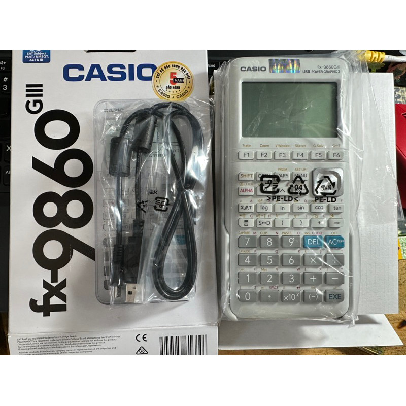 Máy tính khoa học, vẽ đồ hoạ, vẽ đồ thị Casio FX-9860GIII ( học sinh trường quốc tế, du học).