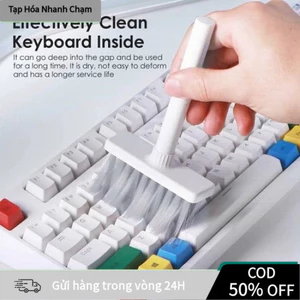 【COD】Bộ cọ vệ sinh đa dụng 5 trong 1 cho bàn phím tai nghe bluetooth và laptop với thiết kế nhỏ gọn tiện lợi