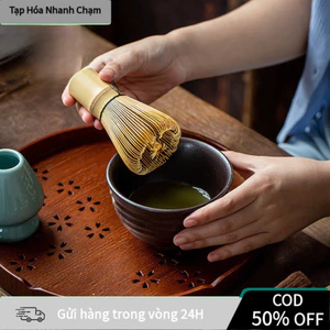 【COD】Chổi chasen đánh matcha 100 sợi thiết kế tinh xảo giúp tạo ra lớp bọt mịn đều và hương vị trà matcha trọn vẹn nhất