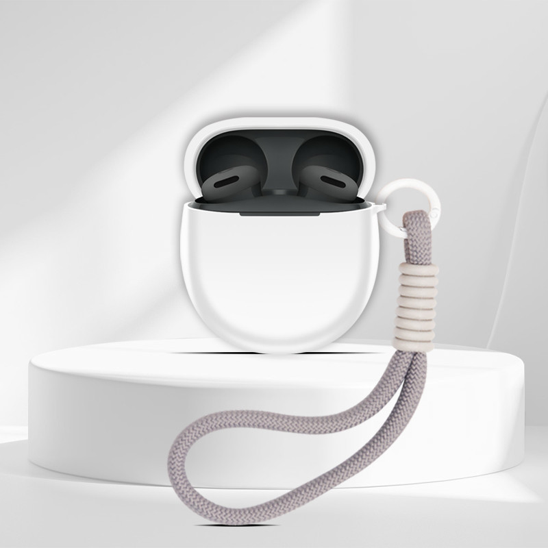 Dành Cho Google Pixel Buds 2A Tai Nghe Silicon Vỏ Bảo Vệ Tai Nghe Chống Sốc Vỏ Mềm Tay Chống Bụi Bảo Vệ Tai Nghe Vỏ Mềm Có Dây Buộc