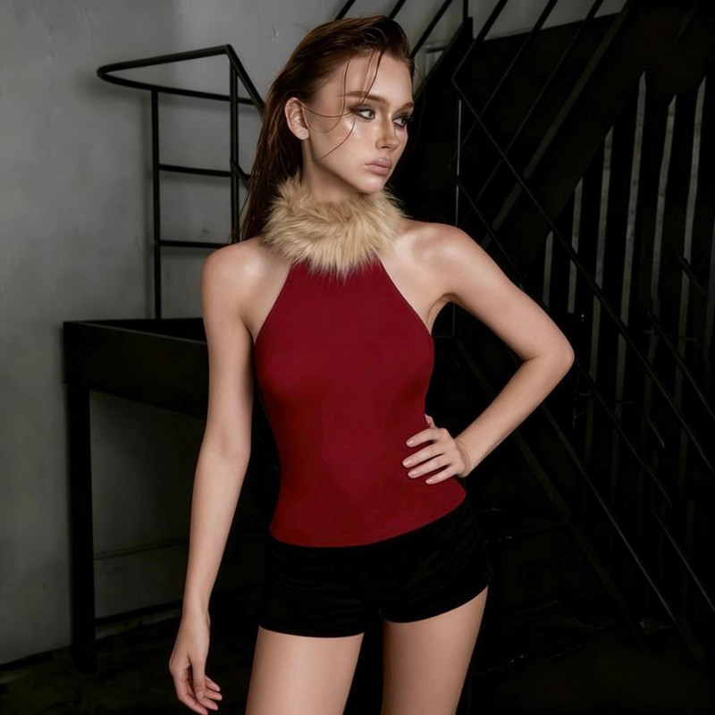 Vest Villus casual nữ mỏng thoáng khí, phong cách vintage, phù hợp mùa hè