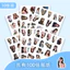 100 Chiếc Jang Wonyoung Ngoại Vi Hoạt Hình Graffiti Dán Quà Tặng Giáng Sinh