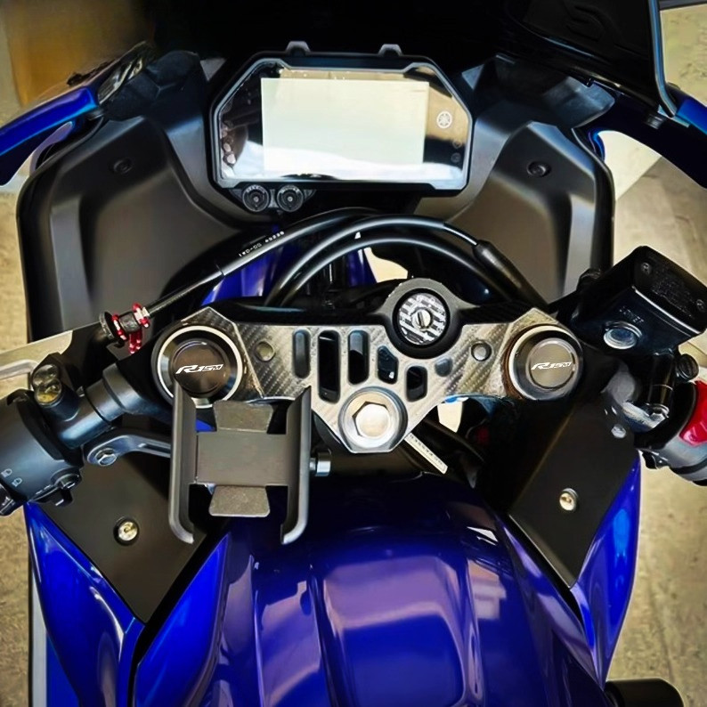 Dành Cho Xe YAMAHA YZF R15M R15 V4 V3 Sửa Đổi CNC Nhôm Trước Nĩa Điều Chỉnh Tải Trước Nắp Giảm Chấn Trang Trí Bao Phụ Kiện