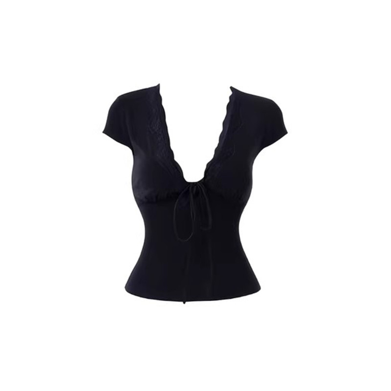T-Shirt Ren ngắn tay phong cách mới cho nữ, phù hợp mùa hè, form slim-fit