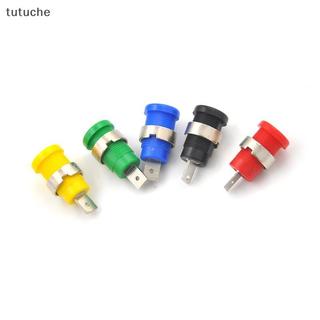 Tutu 5 Cái 4mm Chuối Phích Cắm Nữ Jack Ổ Cắm Cắm Dây Kết Nối 5 Màu VN