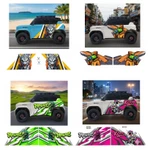 Bộ tem dán sườn xe vf3, tem xe gia đình phong cách, Decal Sticker dán xe vf3, nhiều mẫu HOT cho bạn lựa c — ảnh 1