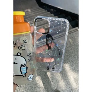 Ốp Điện Thoại Thích Hợp Cho iPhone Kuroma Cool Thích Hợp Cho iPhone17promax Vỏ Điện Thoại iPhone16 Nhấp Nháy Kim Cương 15 Trong Suốt 14 / 13 Vỏ Bảo Vệ Dễ Thương KCHS