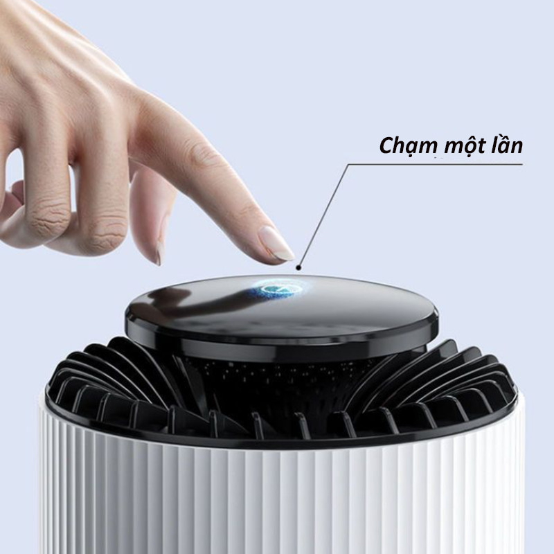 Máy Lọc Không Khí Mini Để Bàn，Công Nghệ HEPA Đèn UV，Làm sạch sâu Dùng Cho Văn Phòng  Gia Đình