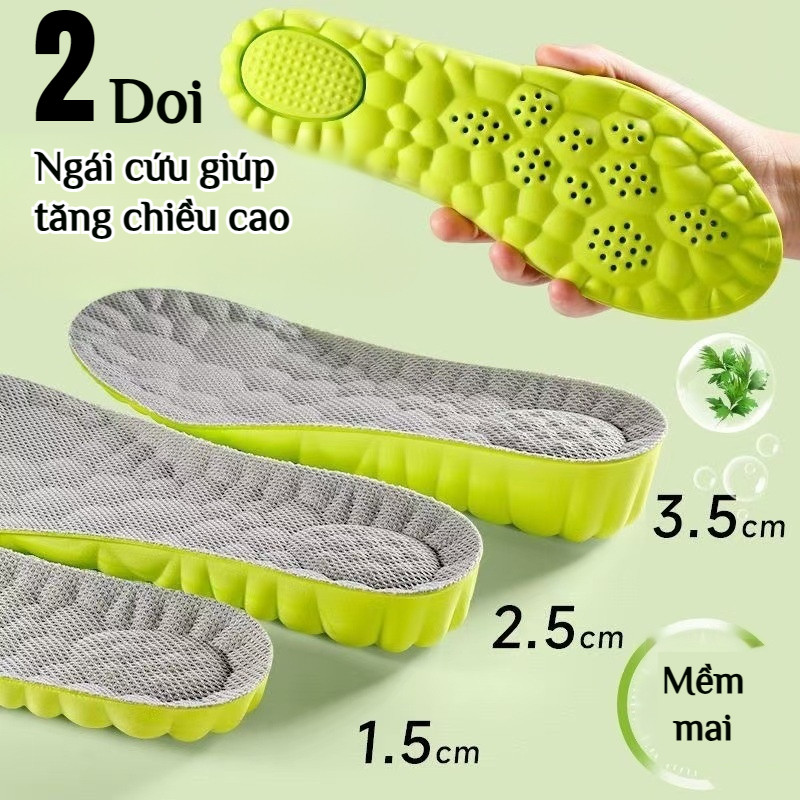 ⚡Đế giày tăng chiều cao / Đế giày thoải mái, thấm mồ hôi và khử mùi / Đế giày thể thao vô hình hấp thụ sốc/giày thể thao nữ độn đế/lót giày tăng chiều cao
