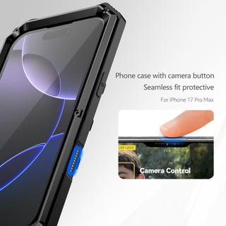 [JLK] Ốp Điện Thoại Giáp Thể Thao Ngoài Trời Cho iPhone 17 Air 17 Pro Max 16 15 Plus S22 S23 S24 S25 Vỏ Bảo Vệ Màn Hình Hạng Nặng Bằng Nhôm Chống Sốc