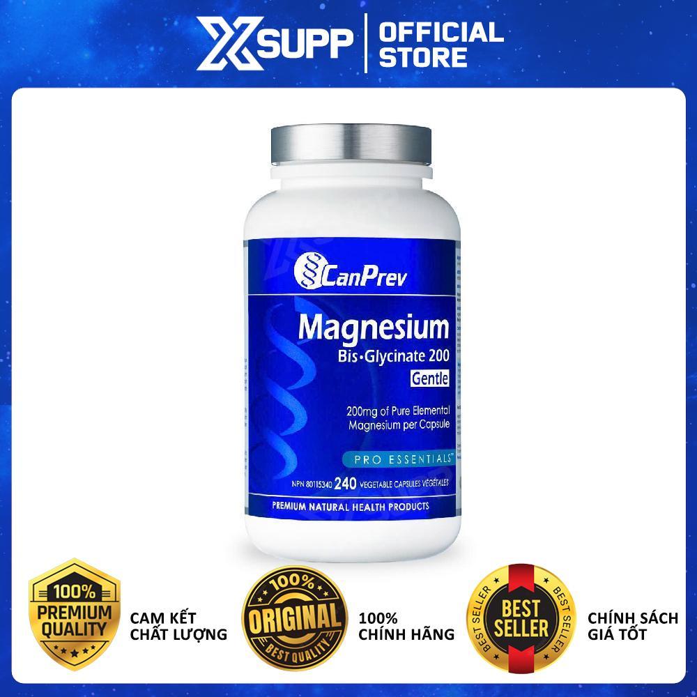 Thực Phẩm Bảo Vệ Sức Khỏe CanPrev Magnesium Bis-Glycinate 200mg - Ngủ Ngon, Giảm Căng Thẳng, Cải Thiện Sinh Lý