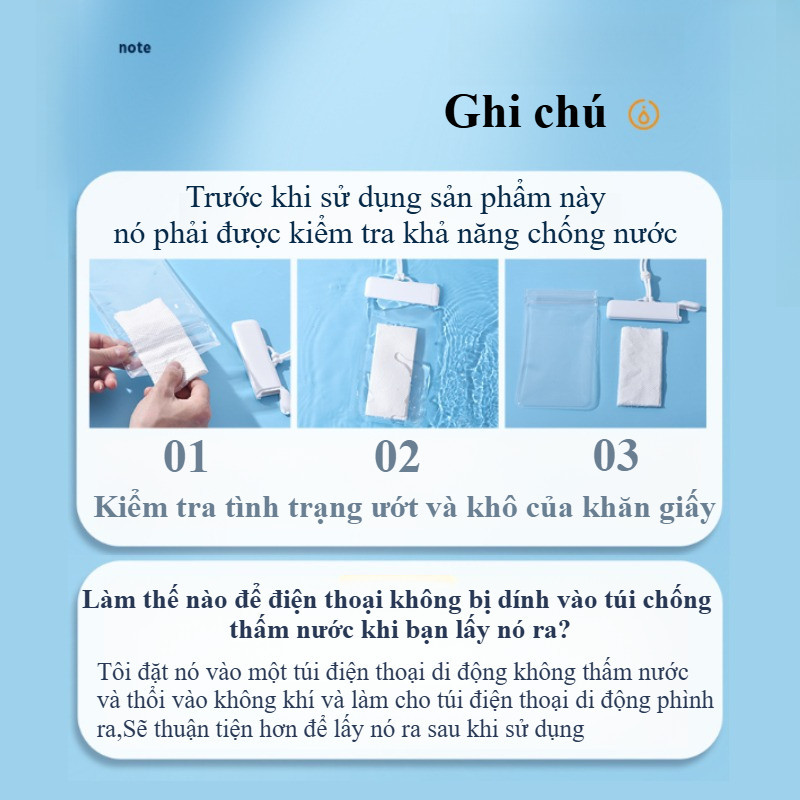 Túi chống nước điện thoại IPX8 cao cấp, túi đựng điện thoại chống nước đi bơi lặn du lịch dã ngoại