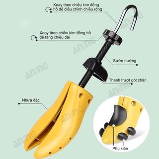 Dụng Cụ Nong Giày Size Tùy Chỉnh – Cây Nới Rộng Giày Nam Nữ, Chất Liệu Nhựa, Gọn Nhẹ Dễ Dùng