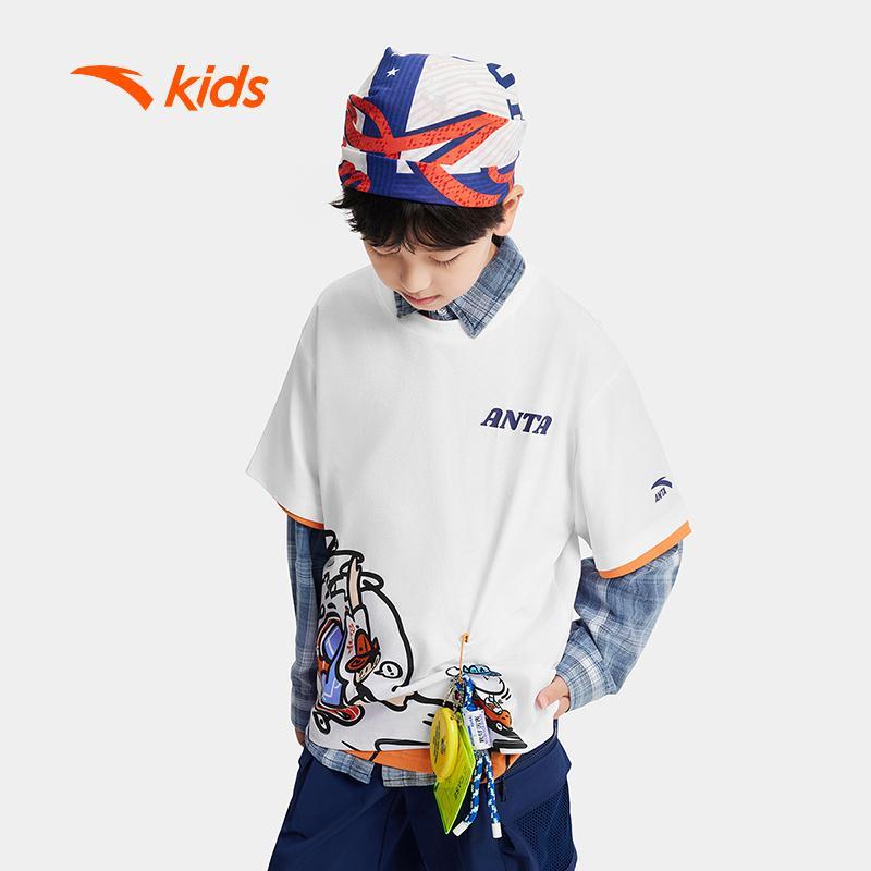Áo Phông Ngắn Tay Bé Trai ANTA Kids 3525C8104