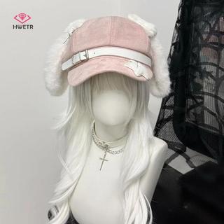 Mũ nồi Gothik Punk thiết kế tai dài và chó con cho nữ và bé gái - Thích hợp để cosplay và làm quà tặng mới