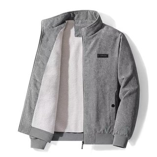 Áo khoác nam phong cách Harajuku Nhật Bản, chất liệu cotton và lông cừu dày, phù hợp cho mùa lạnh