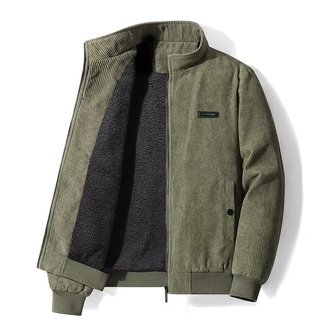 Áo khoác nam phong cách Harajuku Nhật Bản, chất liệu cotton và lông cừu dày, phù hợp cho mùa lạnh