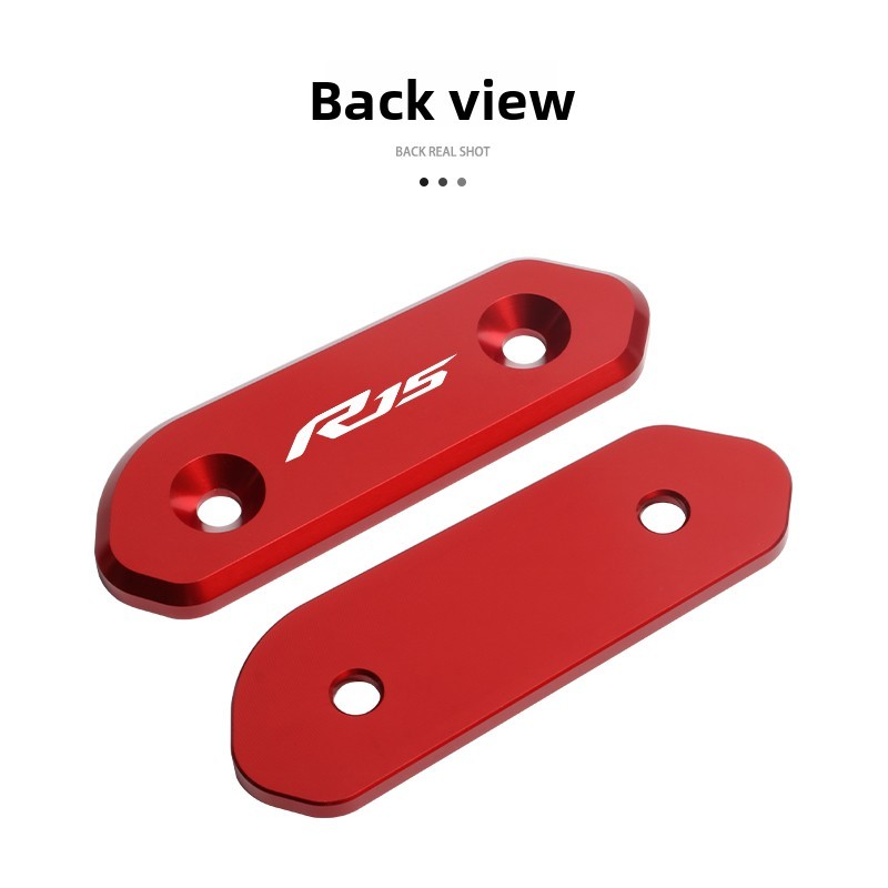 Dành Cho Xe YAMAHA YZF R15 V2 V3 V4 R15M Sửa Đổi CNC Nhôm Gương Lỗ Nắp Xe Máy Trang Trí Phụ Kiện