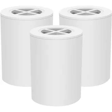Hộp lọc vòi hoa sen thay thế 3 gói A-01 Tương thích với đầu vòi hoa sen lọc Afina, Bộ lọc nước làm mềm nước cho nước cứng Giảm clo và các chất gây hại- & & &