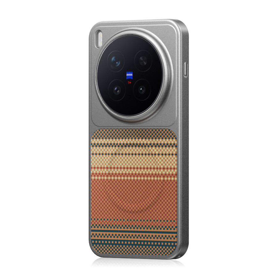 Dành Cho Vivo x300 Ốp Lưng Điện Thoại pro Improper Góc Rộng Ngay Lập Tức Thay Đổi Sang Họa Tiết Kevlar Da Từ Trường Hợp Bảo Vệ