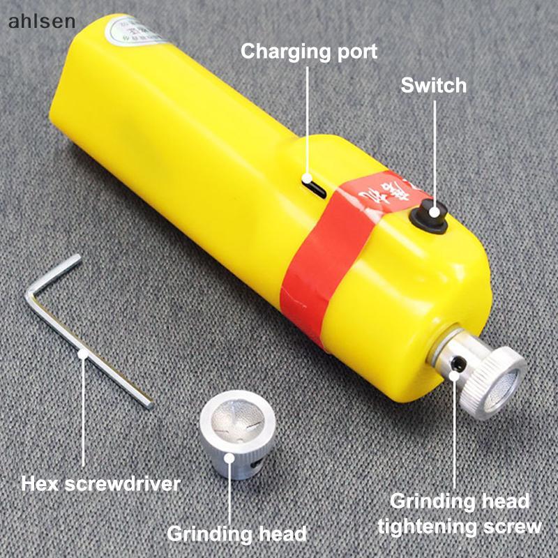 Ahlsen Điện Bida Cue Tip Shaper Bi-a Đầu Bể Bơi Lặn Shaper Bể Bơi Di Động Cue Đầu Điều Chỉnh Và Công Cụ Sửa Chữa Để Thay Đổi PH
