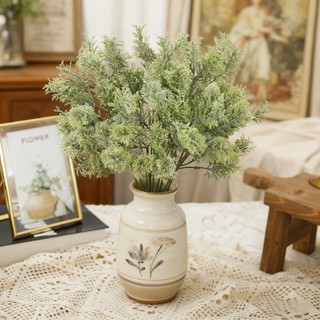 Cành Cây San Hô Giả 6 Nhánh Cỏ Điểm Trang Trí Nhà Cửa Decor Chụp Ảnh Hoa Nhựa Tùng Sương Mù Cắm Bình Phòng Khách Tiệc Cưới Đạo Cụ Studio Phong Cách Bắc Âu Vintage Lá Rậm Phụ Kiện Làm Vòng Hoa Handmade Bền Đẹp