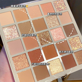 Macaron 25 Màu Phấn Mắt Bảng Làm Trắng Ngọc Trai Lấp Lánh Kim Sa Lấp Lánh Tinh Khiết Desire Cam Màu Nâu Sân Khấu Trang Điểm Phấn Mắt
