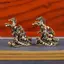Tutu Vintage Đồng Thau Cổ Điển Galloping Ngựa Tượng - Phong Thủy Trung Quốc, Retro Để Bàn Trang Trí Văn Phòng & Sưu Tập Nghệ Thuật Trang Trí VN